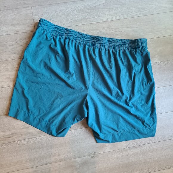 Teal Activezone Shorts 5X - Picture 4 of 4